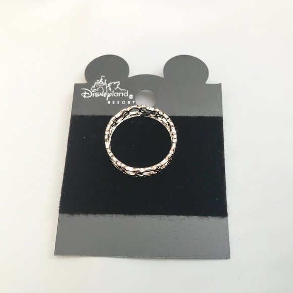 Silver Mickey Mouse Ring Size 7 9  Disney Eternity Ears Disneyana Plated Icon - Picture 2 of 9